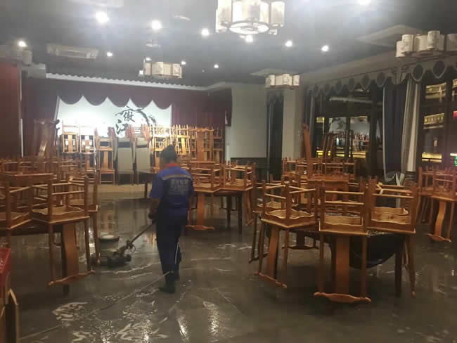 重慶市醉江湖餐廳地面防滑處理